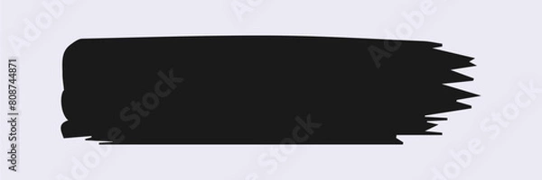 Fototapeta paint brush stroke, ink splatter and artistic design elements. Dirty watercolor texture, box, frame, grunge background, splash or creative shape for social media