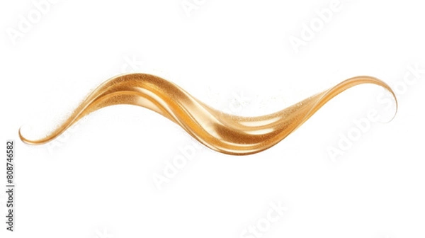 Fototapeta gold glitter isolated on white.