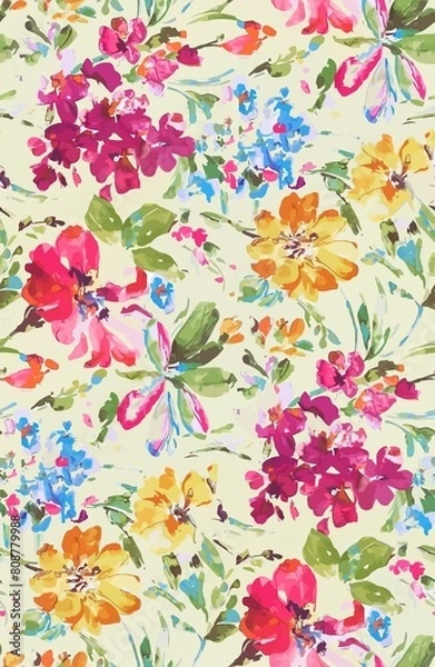 Fototapeta Best high quality design for textile printing digital printing etc