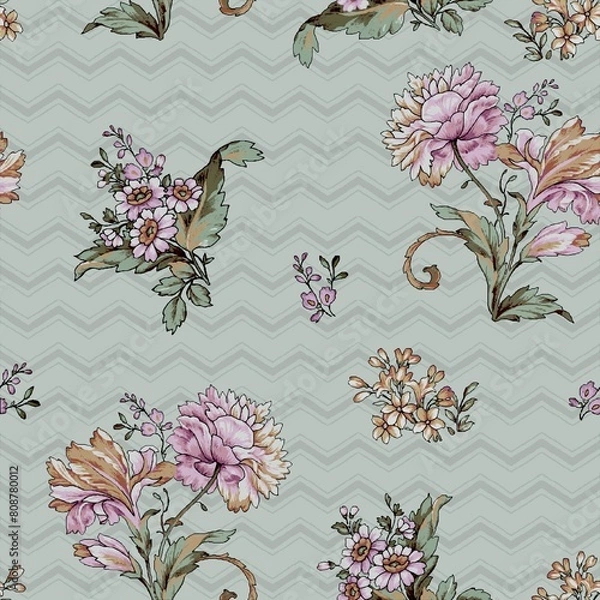 Fototapeta Best high quality design for textile printing digital printing etc