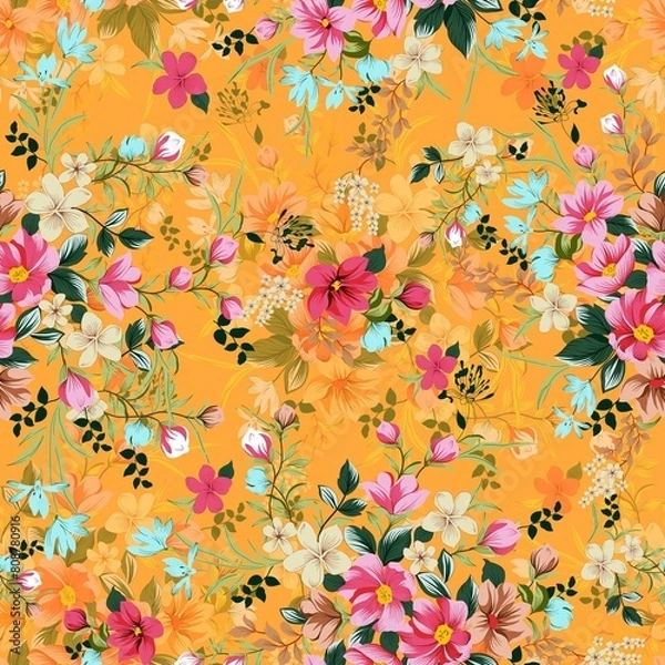 Fototapeta Best high quality design for textile printing digital printing etc