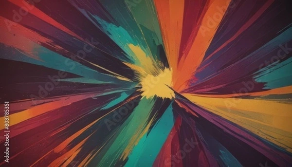Fototapeta colorful and gradient abstract graphic art wallpaper background texture