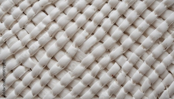 Fototapeta abstract weaving white background design, top view capture for web design