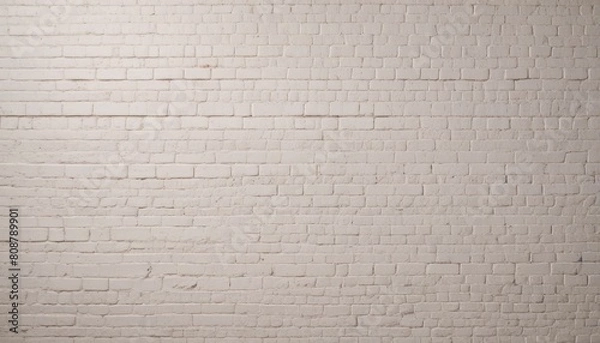 Fototapeta Background texture of white brick wall