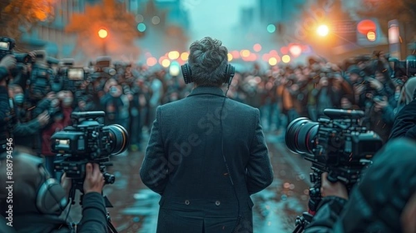 Obraz Freedom press concept background