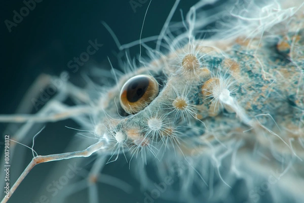 Fototapeta Macro shot of a symbiotic medical science