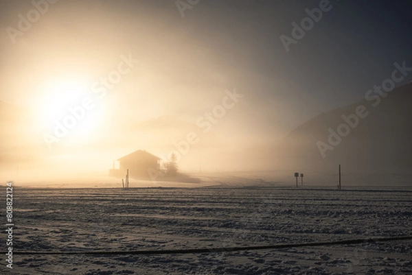 Obraz turbines in winter