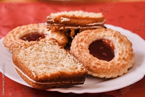 Obraz Fertiggebäck zum Kaffee