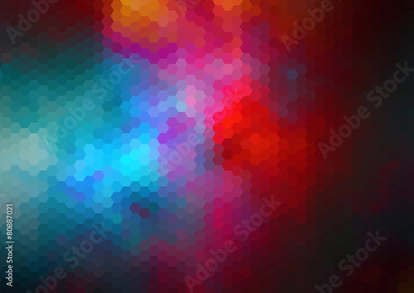 Fototapeta Retro pattern of geometric shapes for web design