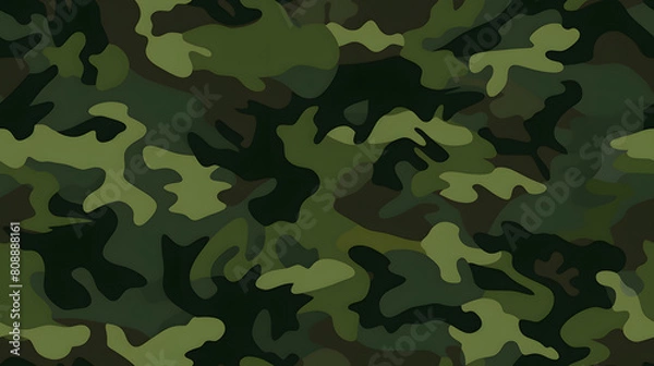 Obraz green camouflage pattern design poster background
