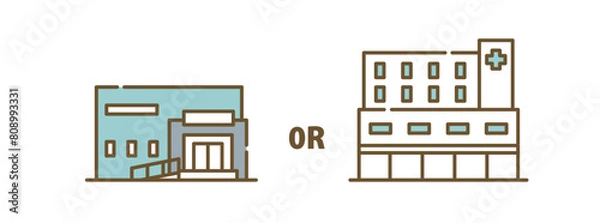 Fototapeta 病院　選択