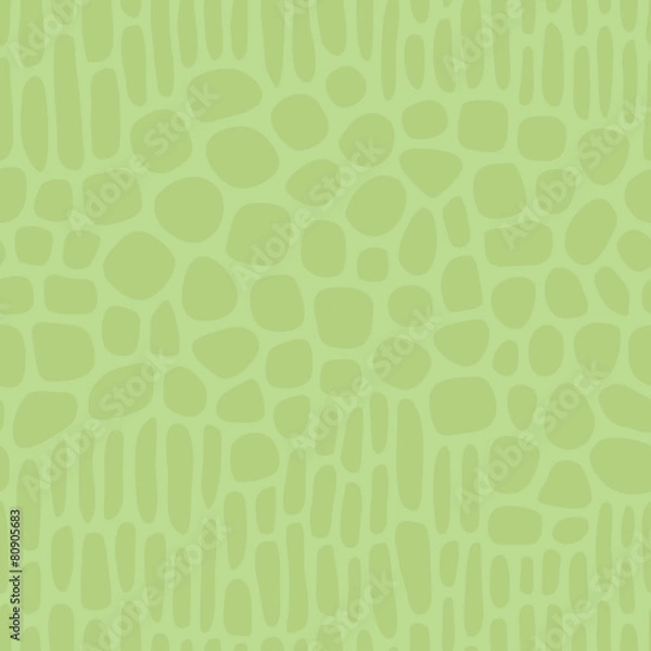 Fototapeta Organic cell structure seamless pattern, soft shades of green.