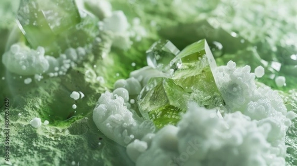 Obraz Mysterious Green Crystals