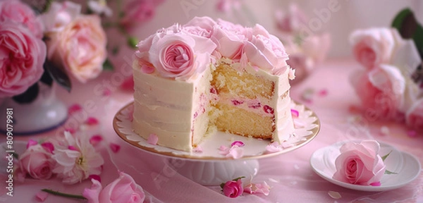 Obraz pink cake   for mother day