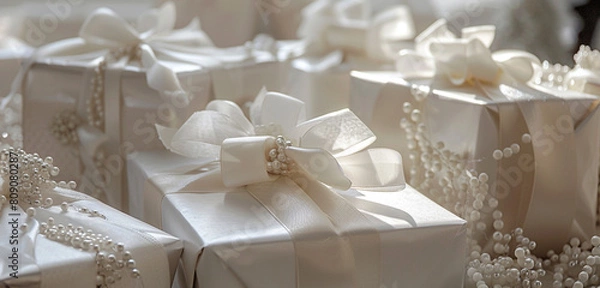 Obraz white gift box   for mother day