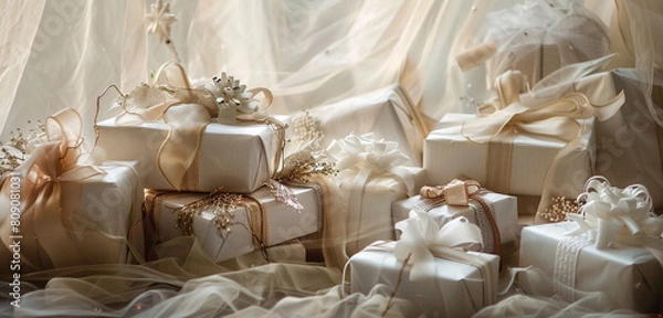 Obraz boxes on a table   for mother day