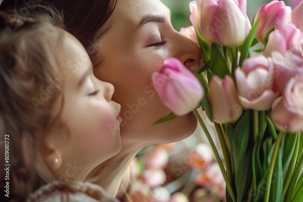 Obraz parent and child   for mother day