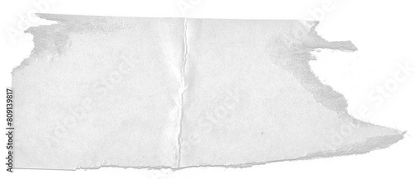 Fototapeta Papel rasgado transparente. Detalhe elemento gráfico. rasgar, com fundo transparente. Estilo retrô, vintage, antigo. Desgin.