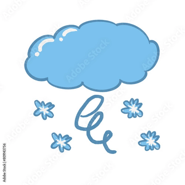 Obraz snow clouds