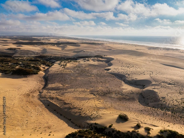 Obraz Sand dunes and ocean