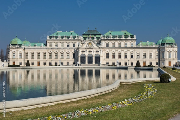 Fototapeta Schloss Belvedere - Oberes Belvedere | Wien
