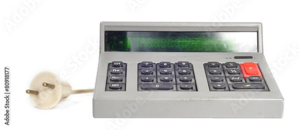 Obraz electric calculator