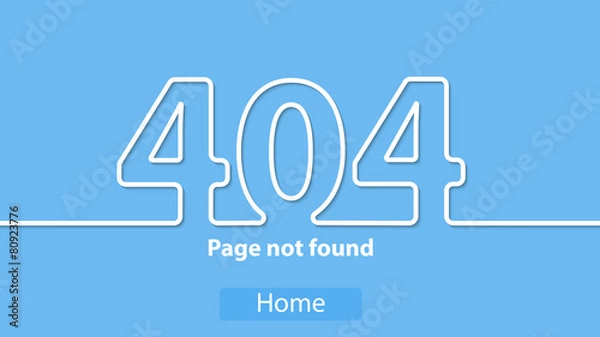 Fototapeta 404 not found