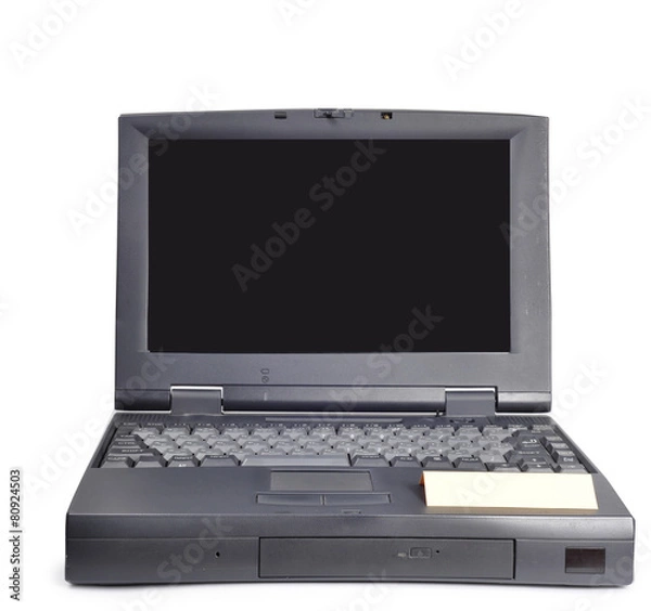 Obraz stary laptop