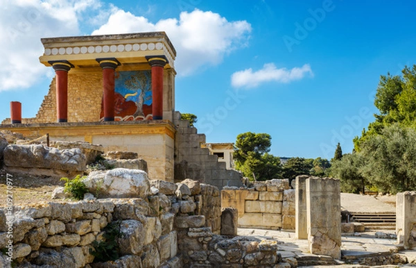 Obraz Palace of Knossos, Crete, Greece.