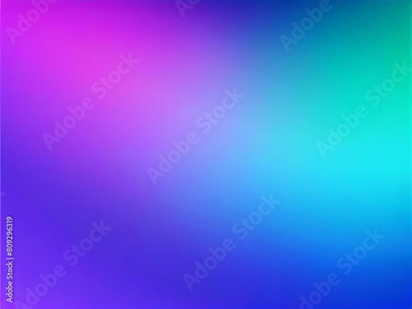 Obraz blue purple green gradient soft pastel color