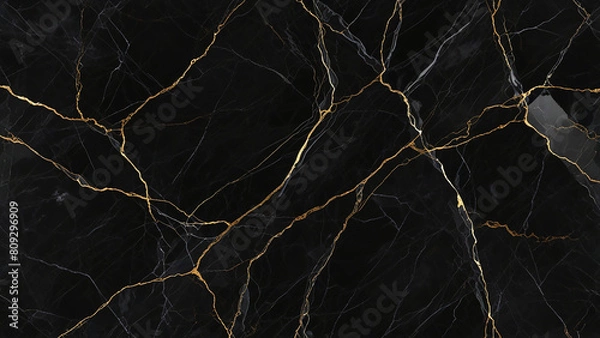Obraz black marble 
