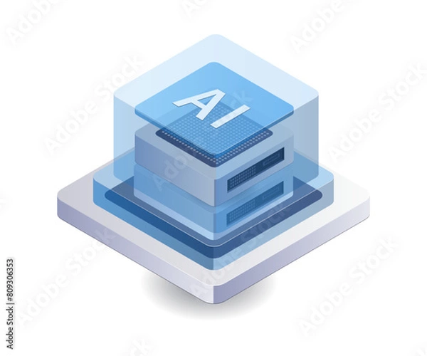 Obraz Server artificial intelligence technology management