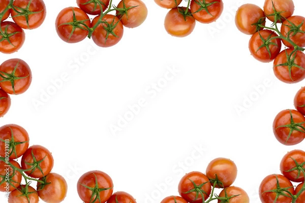 Fototapeta Fresh Tomatoes Frame
