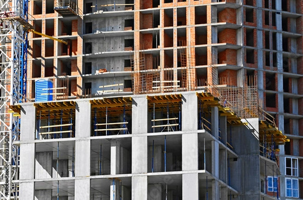 Fototapeta Building construction site