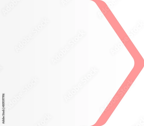 Fototapeta Red outline label sticker