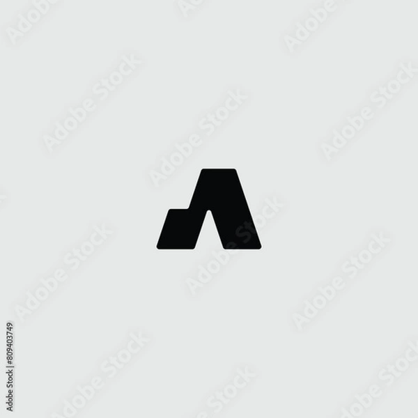Fototapeta Modern Letter A logo,  business logo design vector template