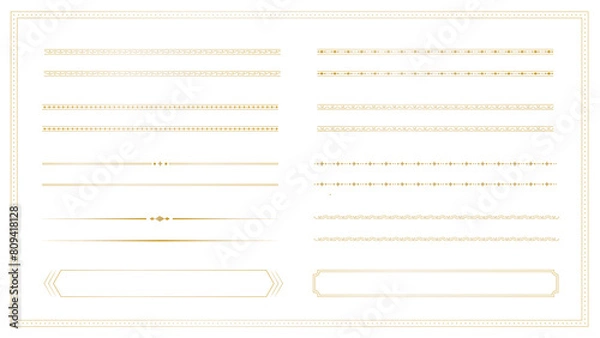 Obraz 飾り罫・飾り見出し