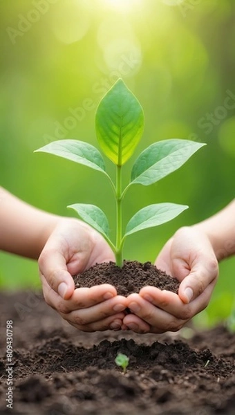 Fototapeta Earth Day and Environmental concept,Generative Ai.