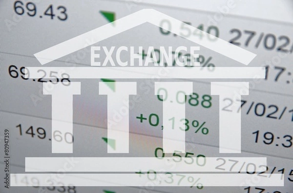 Obraz Financial concept