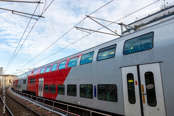 Fototapeta Wagons of the Austrian Federal Railways