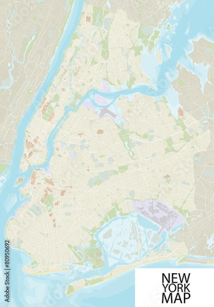 Obraz New York map
