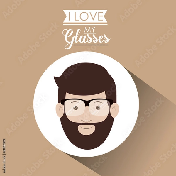 Fototapeta Glasses design