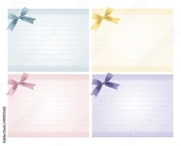 Obraz リボンレースメモ