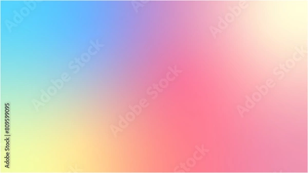 Fototapeta Blurred Style Soft Gradient Background, Vector Background.
