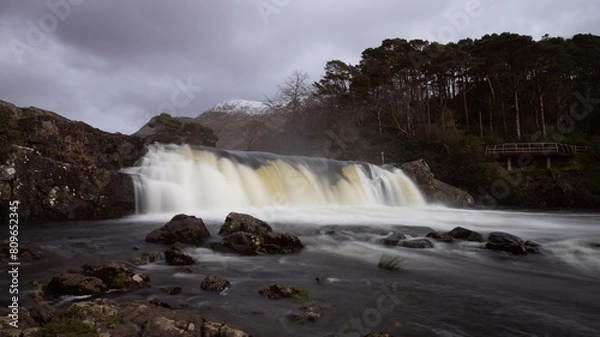 Obraz Aasleagh Falls, Connemara National Park, Ireland
