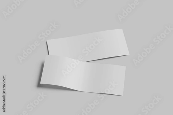 Obraz Blank Money mockup on white background