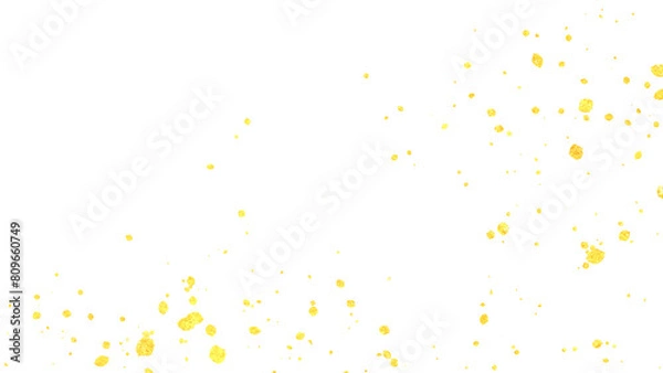 Obraz 金色風のパーティクルの背景イラスト素材