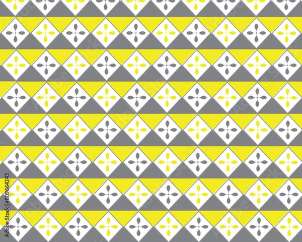 Obraz seamless pattern with triangles geometric