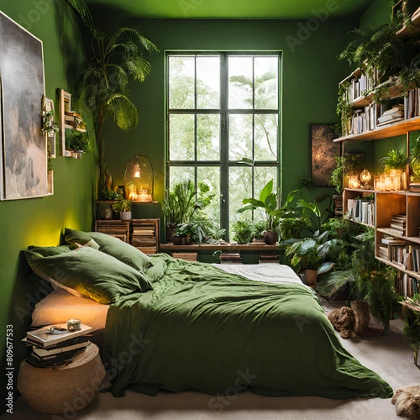 Obraz Chambre jungle