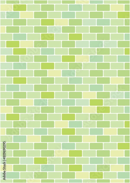 Obraz カラフルなタイル模様の背景イメージ